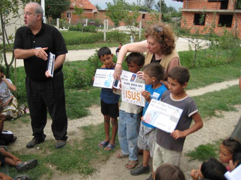 2004-2005 Bob and Nancy began experimenting with Bible and Literacy Mother Tongue Bajaš teaching materials in children's work