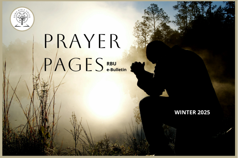 PRAYER PAGES - RBU e-Bulletin   Winter 2025